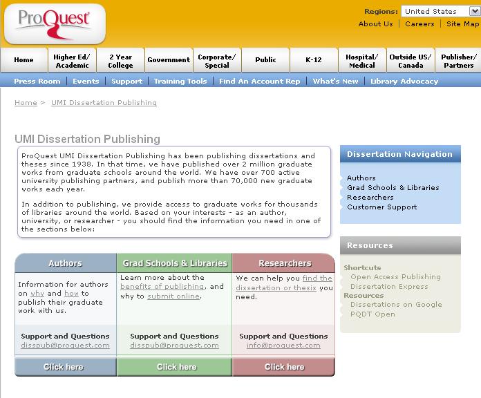 Proquest dissertation